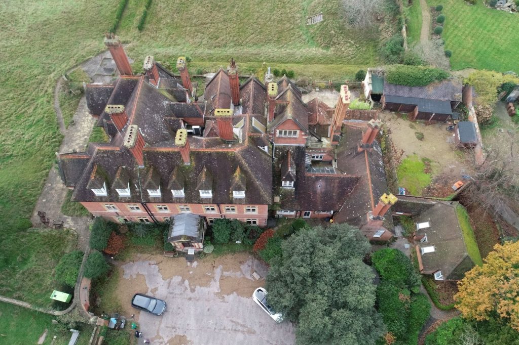 drone roof survey